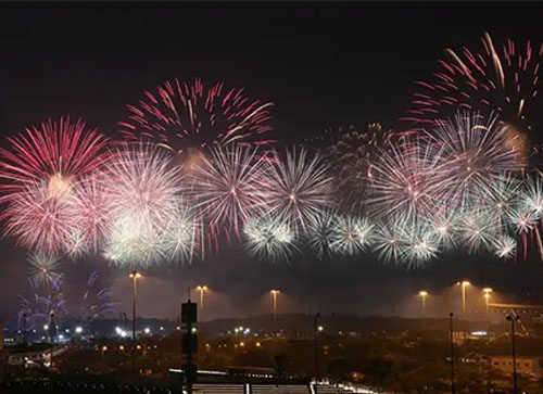 瓮安县焰火晚会